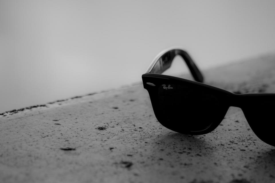 sunglasses raybans blackandwhite 
