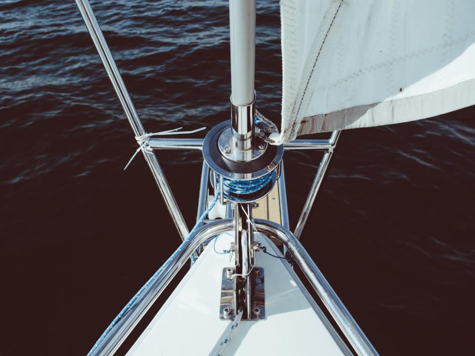 water sea sailboat rope bow 