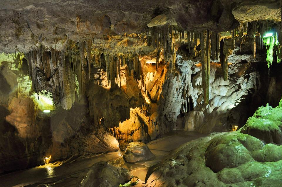 underground rocks grotto cave 
