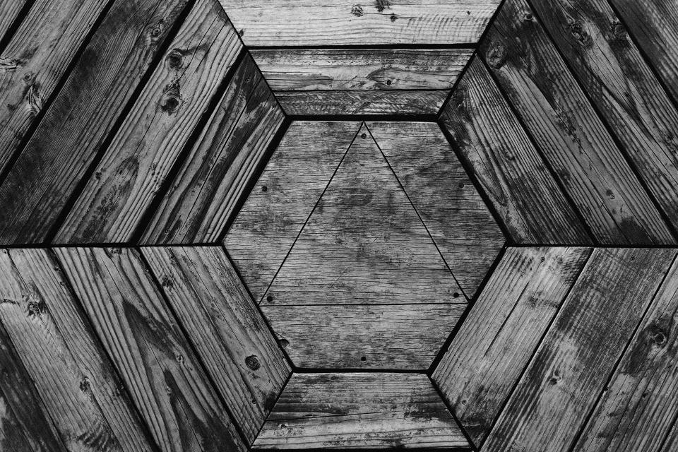 wood triangle texture pattern hexagon 