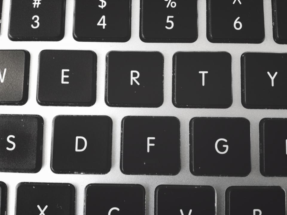 macbook, keyboard, technology, computer