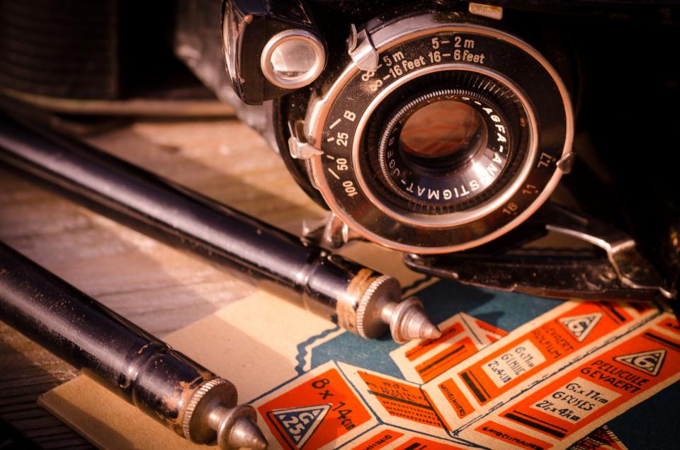 afga billy, camera, vintage, oldschool, film, photography, lens