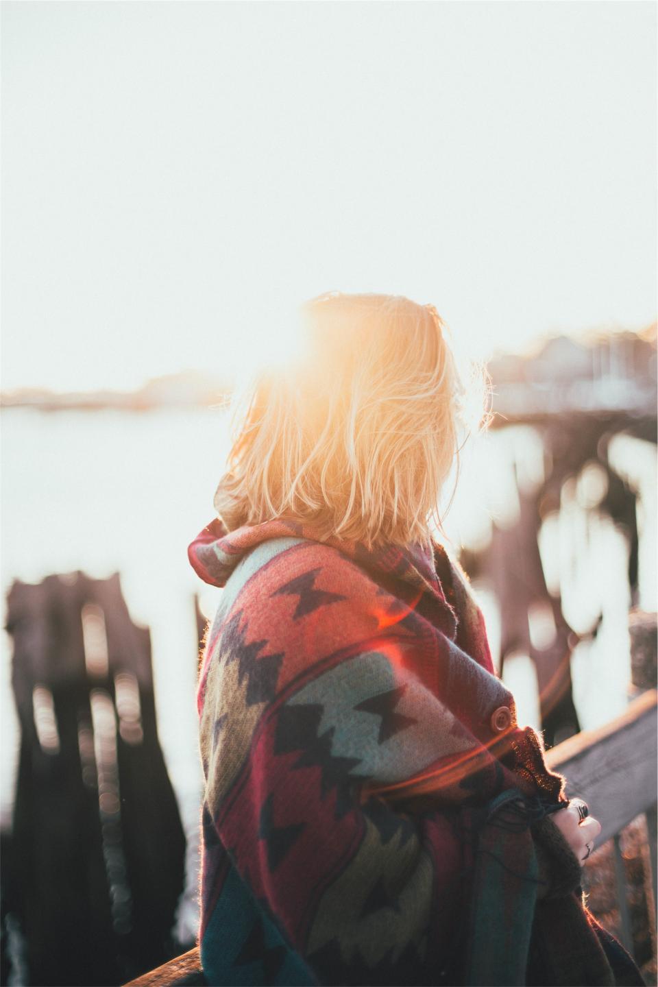 girl, woman, sunshine, people