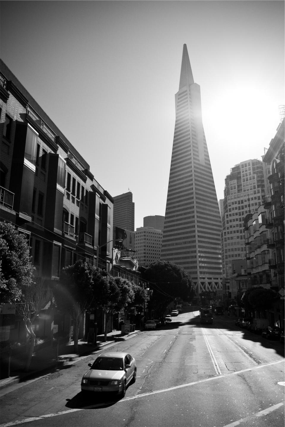 city, buildings, architecture, streets, roads, cars, towers, skyscrapers, black and white