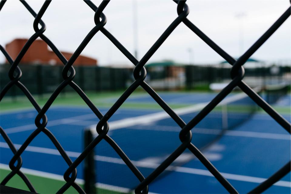 tennis sports fence court chainlink 