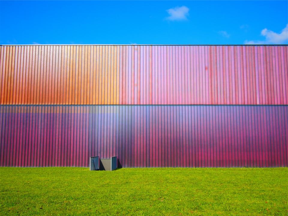 wall siding grass Colours colors bright architecture 