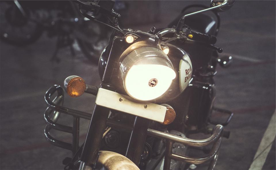 night motorcycle motorbike headlight 