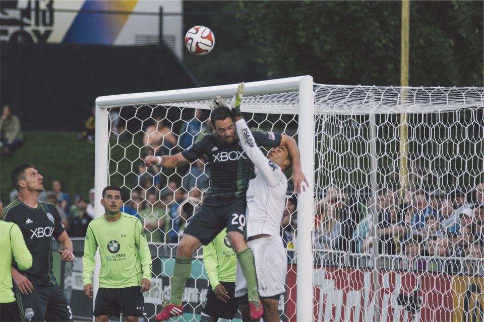soccer, ball, net, sports, athletes, fitness, goalie, jump