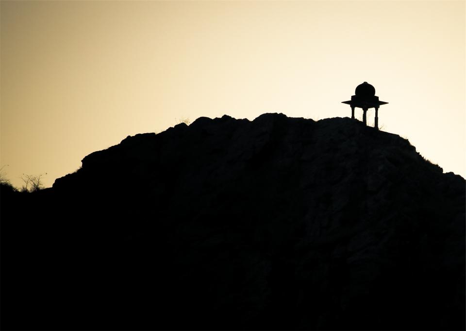dusk, silhouette