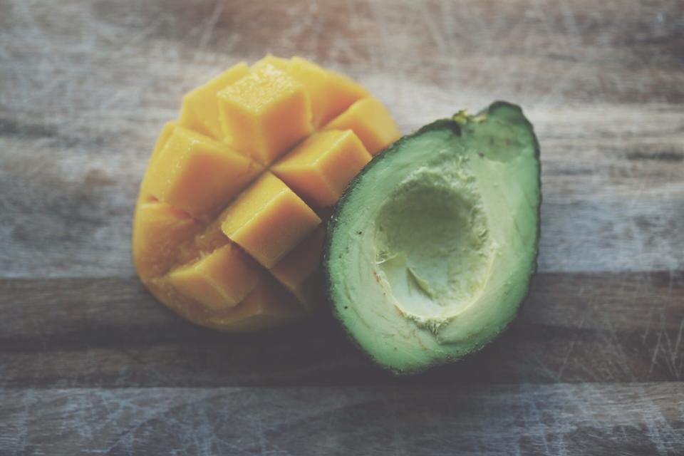 vegetables mango Healthy fruits food avocado 