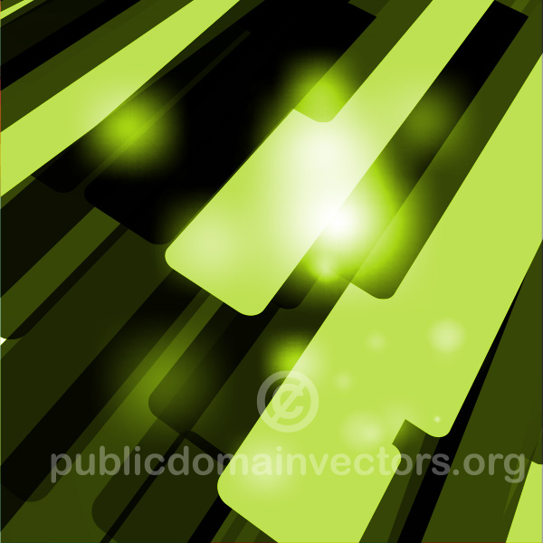 Glowing Green Layered Abstract Background 