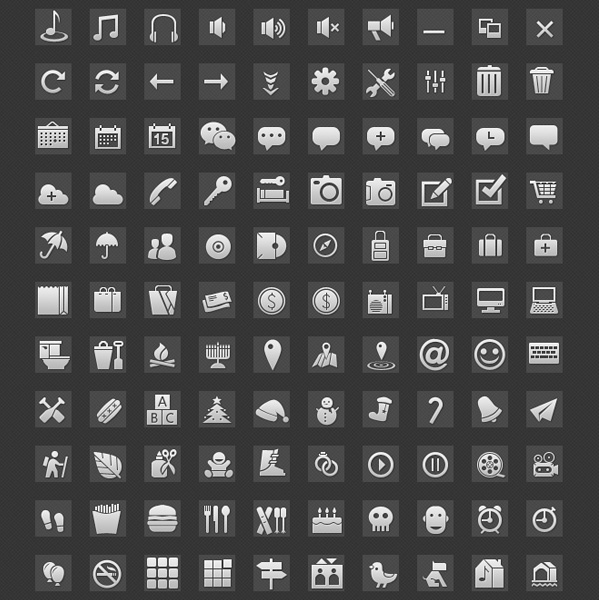 170 Amazing Precise Glyph Icons Pack PSD