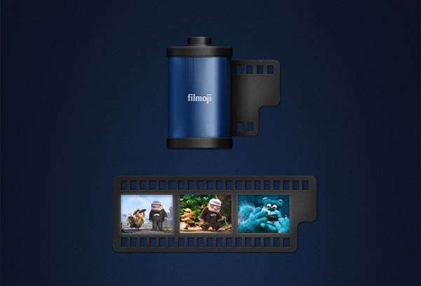 2 Film Roll and Film Strip Icons Set PSD