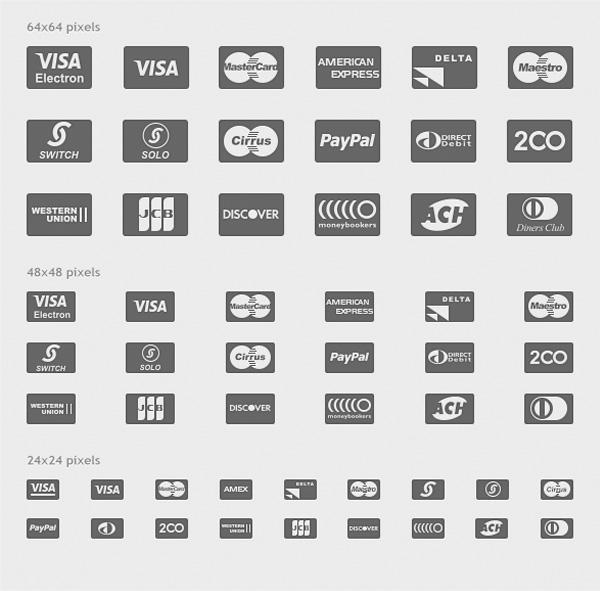 18 Lovicons Payment Credit Card Icons Pack