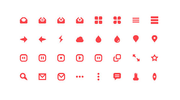 32 Perfect PSD Mini Web Icons Set