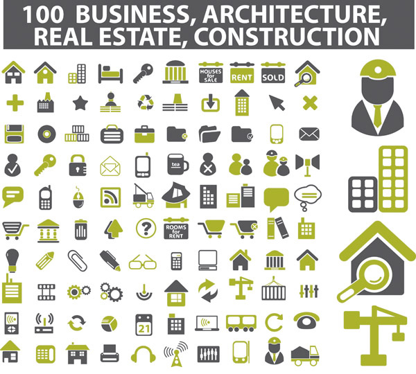web vector unique ui elements stylish set real estate quality pack eps original new interface illustrator icons icon house high quality hi-res HD graphic fresh free download free elements download detailed design creative construction icons construction business buildings architecture 