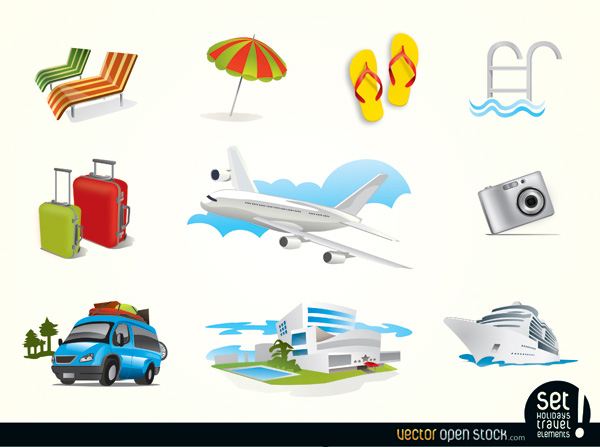 12 Vacation Holiday and Travel Elements