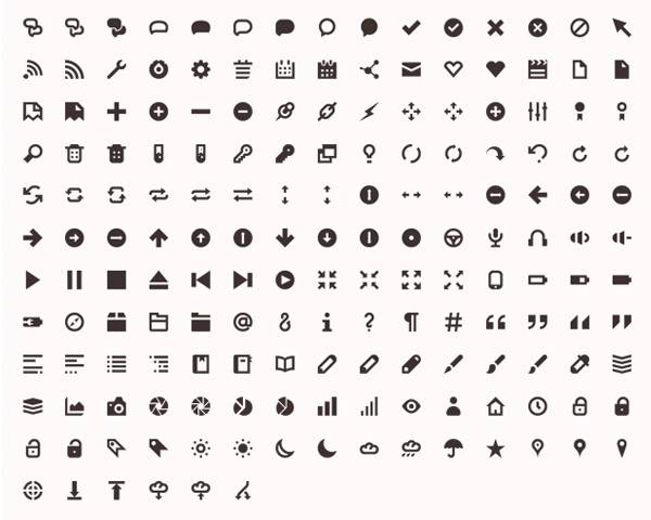 web icons set vector set pack minimal icons iconic free download free font icons 