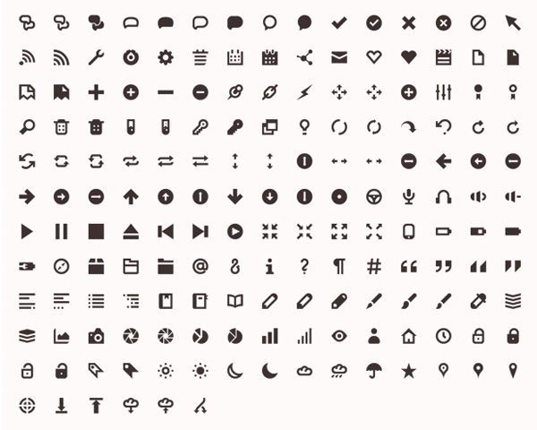 171 Iconic Open Source Icons Pack