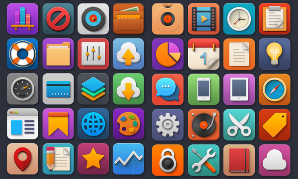 ui elements softies icons softies set rounded pack icons free download free download colorful 