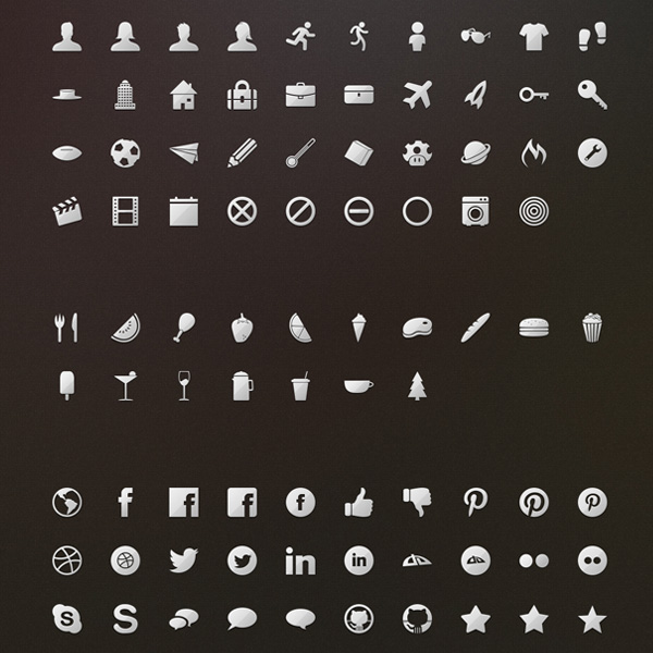 256 Full Web Icons Pack