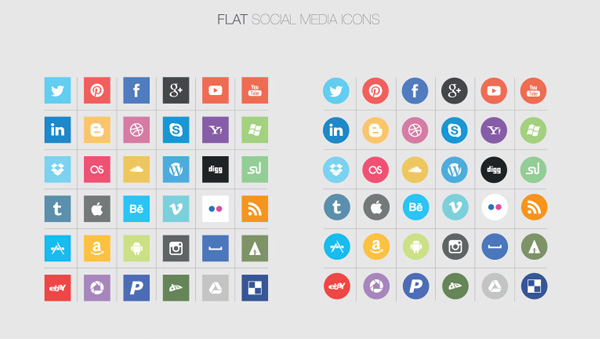vector square social media social icons set social set round pack networking metro icons free download free flat bookmarking 