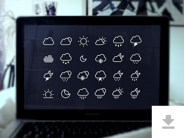 weather icons weather ui elements ui temperature set line outline icons free download free forecast climate  
