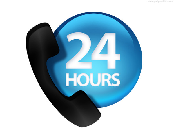 24 Hour Customer Service Icon