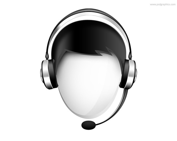 Customer Call Center and Support Icon