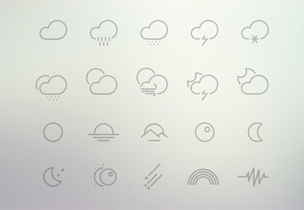 weather icons weather vector weather icons ui elements ui outline weather icons outline icons line set icons free download free 
