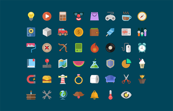vinyl ui elements ui light bulb icons icon set icon free download free creative controller colorful clown cartoon cake bow and arrow 