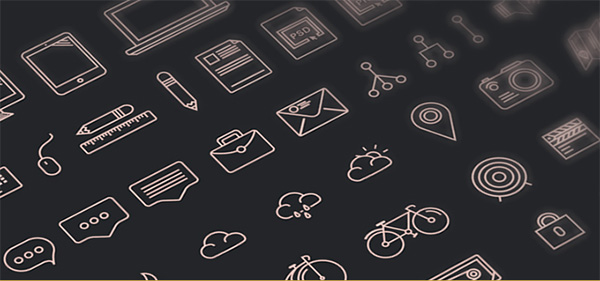 60 Highly Detailed Web Stroke Icons Vector Pack