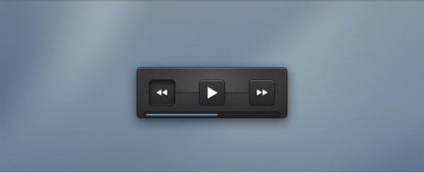 web unique ui elements ui stylish simple quality player buttons playback button play button original new music player buttons modern interface hi-res HD fresh free download free forward elements download detailed design creative clean buttons black 
