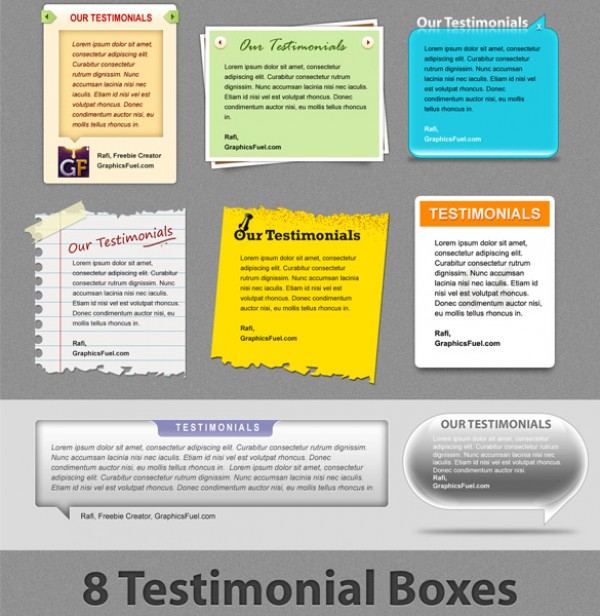Vectors vector graphic vector unique testimony testimonial quality psd Photoshop pack our testimonials original notes modern layered illustrator illustration high quality fresh free vectors free download free download creative client cards boxes AI 