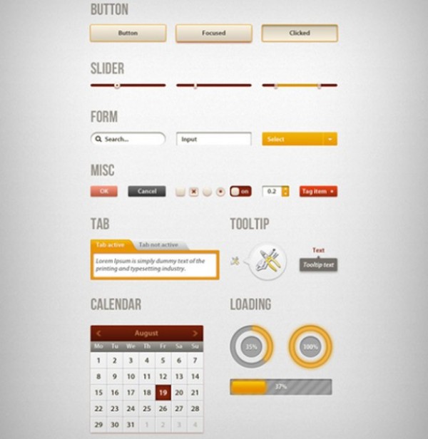 web unique ui set ui kit ui elements ui tooltips tabs tabbed box switches stylish sliders search field quality psd original new modern loading bars interface hi-res HD fresh free download free elements download detailed design creative clean check boxes calendar buttons 
