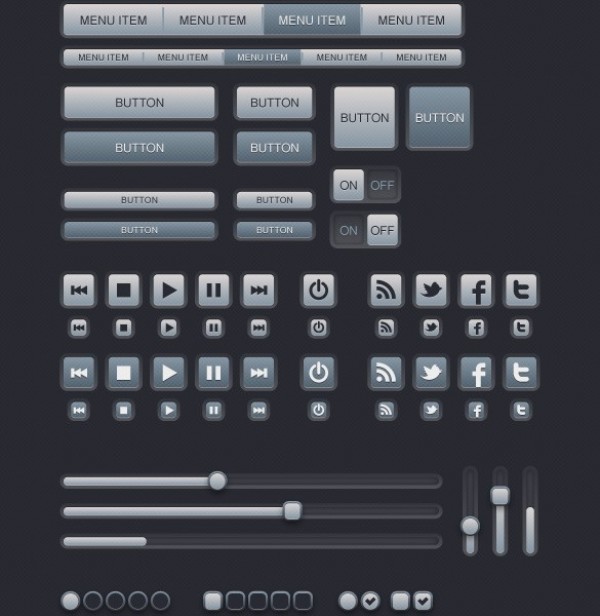 web vector unique ui set ui kit ui elements tooltip stylish social icons sliders search field quality original new music player menus kit interface illustrator icons high quality hi-res HD graphic fresh free download free elements download dividers detailed design creative buttons blue 