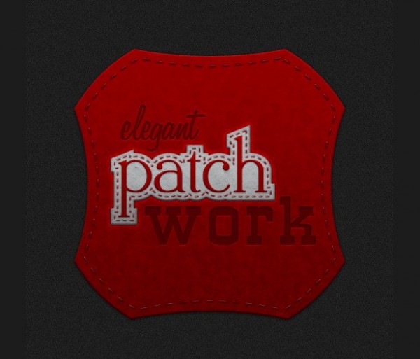 web unique ui elements ui stylish stitched red quality psd patchwork patch original new modern leather label interface hi-res HD fresh free download free elements download detailed design creative clean 