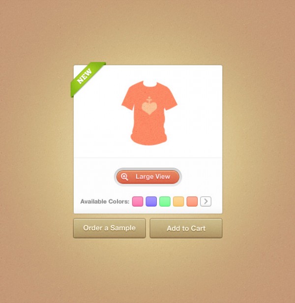 web user interface ui shopping shop product box precise pixel nice design clean brown box 2.0 web 2.0 