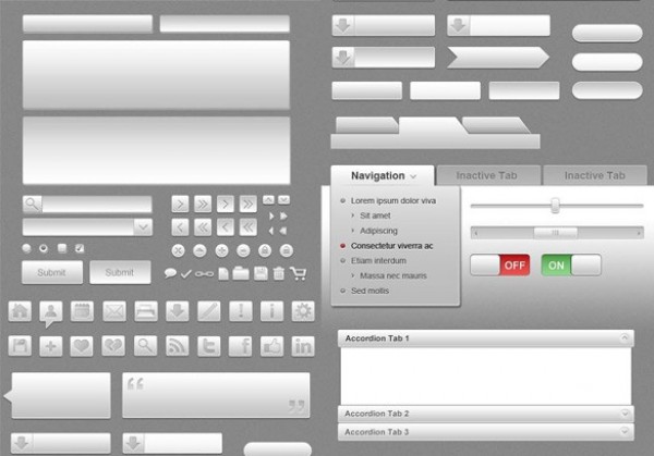 web unique ui kit ui elements ui toggles tabs switches stylish sliders simple quality psd original new navigation modern menus interface icons hi-res HD grey gray fresh free download free forms elements download detailed design creative clean accordions 