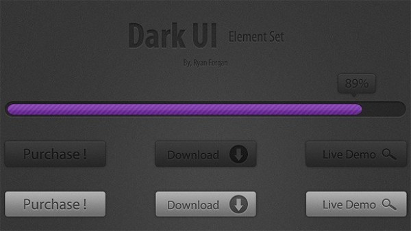 web video player unique ui kit ui elements ui tooltips stylish simple quality Progress/Loading Bar original new navigation bar modern interface hi-res HD fresh free download free elements download detailed design dark creative clean buttons 