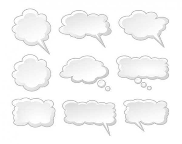web vector unique ui elements stylish speech clouds quality original new interface illustrator high quality hi-res HD graphic fresh free download free elements download dialogue boxes detailed design creative cloud chat bubble 