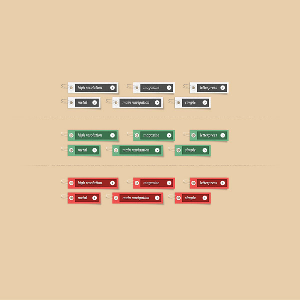 white web unique ui elements ui tags stylish string red quality pack psd original new modern labels label set label interface hi-res HD green fresh free download free elements download detailed design creative clean buttons black 