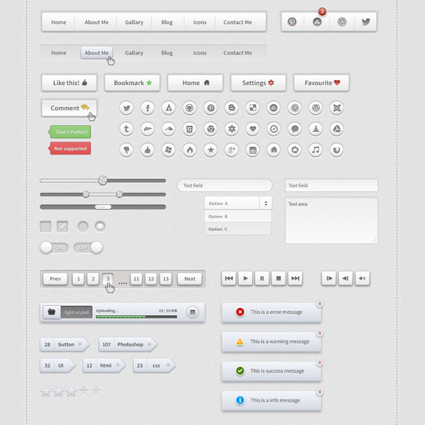 web uploader unique ui set ui kit ui elements psd ui elements ui toggles tags stylish star rating social toolbar social sliders set quality psd players pagination original on/off switches notifications new navigation menu modern menu light ui kit light kit interface input fields icons iconic buttons hi-res HD fresh free download free elements dropdown download detailed design creative clean checkboxes buttons 