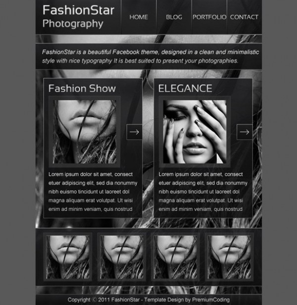 webpage web unique ui elements ui stylish quality photos photography page original new modern interface hi-res HD fresh free download free fashionstar fashion template fashion agency Facebook elements download detailed design dark creative content holders clean 