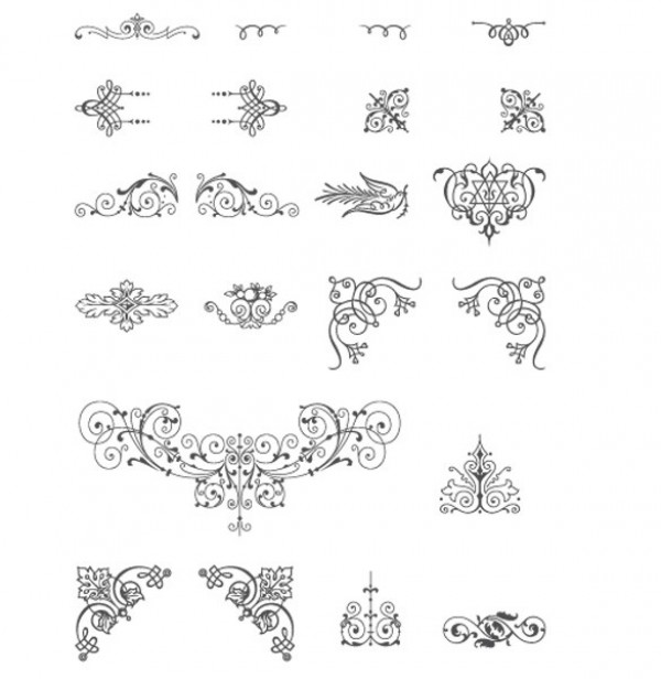 web vintage vector unique ui elements stylish set scroll quality ornaments original new interface illustrator high quality hi-res HD graphic fresh free download free EPS elements download detailed design decorative decorations creative 