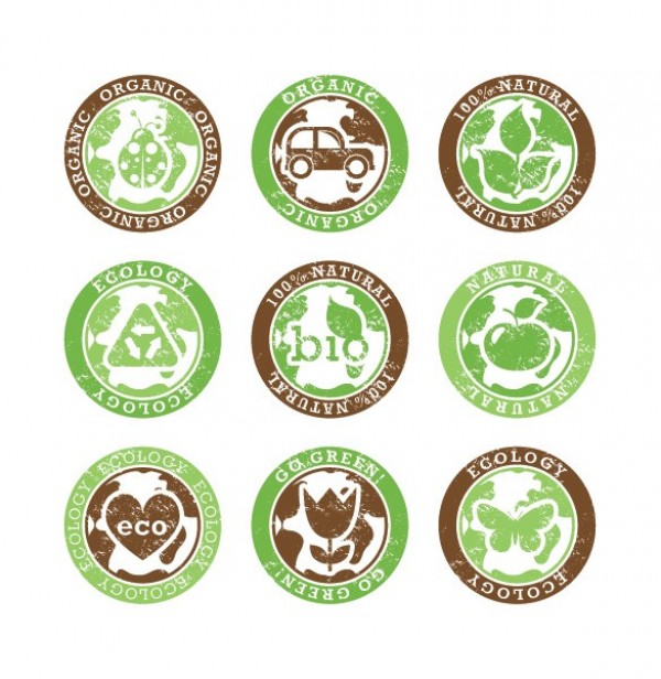 web vector unique stylish stickers recycle quality original labels illustrator high quality green graphic fresh free download free ecology eco friendly labels eco download design creative 
