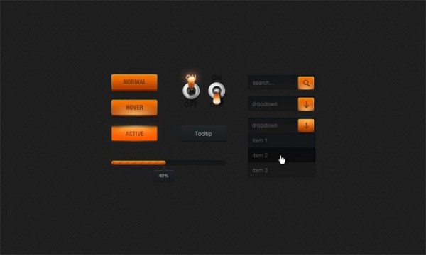 web kit web unique ui kit ui elements ui tooltip switch stylish simple search field quality progress bar original orange new modern kit interface hi-res HD fresh free download free elements dropdown field download detailed design creative clean buttons 
