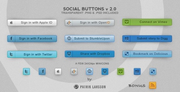 web unique ui elements ui stylish social buttons social set quality psd original new networking modern minimal minicons interface icons hi-res HD fresh free download free elements download detailed design creative clean buttons bookmarking  