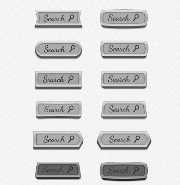 web unique ui elements ui stylish simple set search button search quality psd original new modern metallic metal light interface hi-res HD grey gray fresh free download free field elements download detailed design dark creative clean button 