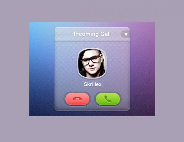 widget web unique ui elements ui stylish red quality psd phone original new name modern mini interface incoming call widget incoming call hi-res HD green fresh free download free elements download detailed design creative clean call avatar 